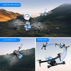 Drone con Camera, Screen en Controller Remote Control Quadcopter FPV Drone