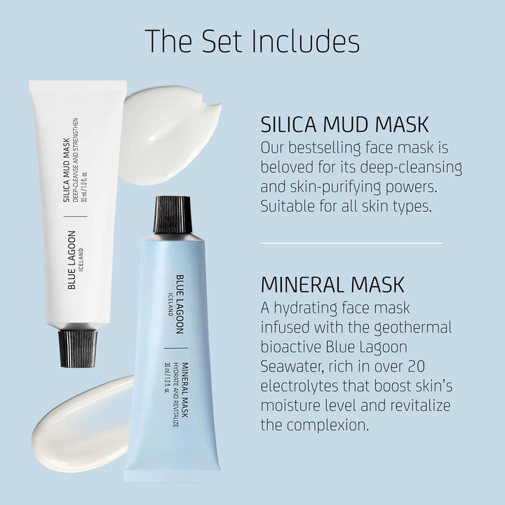 Blue Lagoon Skin Science - Juego de viaje Signature Masks | Cuidado...