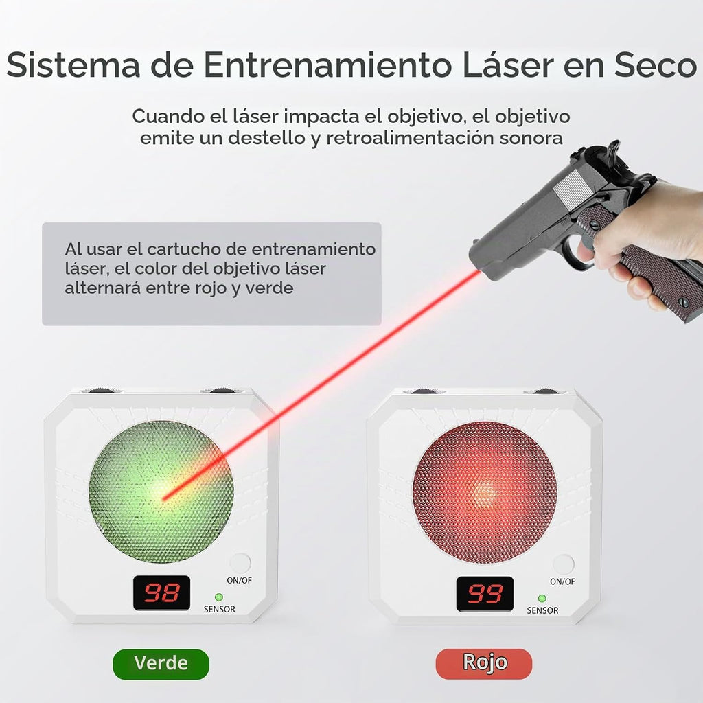 Rechargeable Laser Target con Mute Mode para Dry Fire Laser Training System