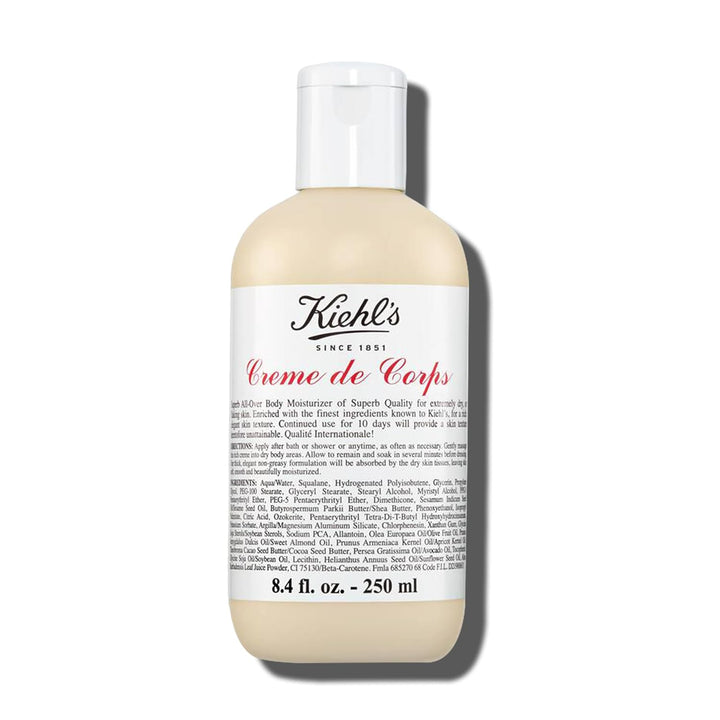 Kiehl's Creme de Corps, loción corporal rica y deliciosa, con m...
