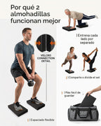 StrongTek 2-en-1 Almohadilla de Equilibrio de Espuma y Rodillera, tallas de 15,8 o 19 pulg.