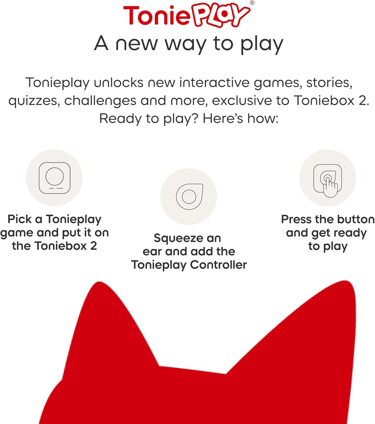 Toniebox 2 Audio Player Bundle para Kids 3+ con Lalalinos Akio, Cosmo, Scout Figurines y Tonieplay Game & Controller - Cloud Pink