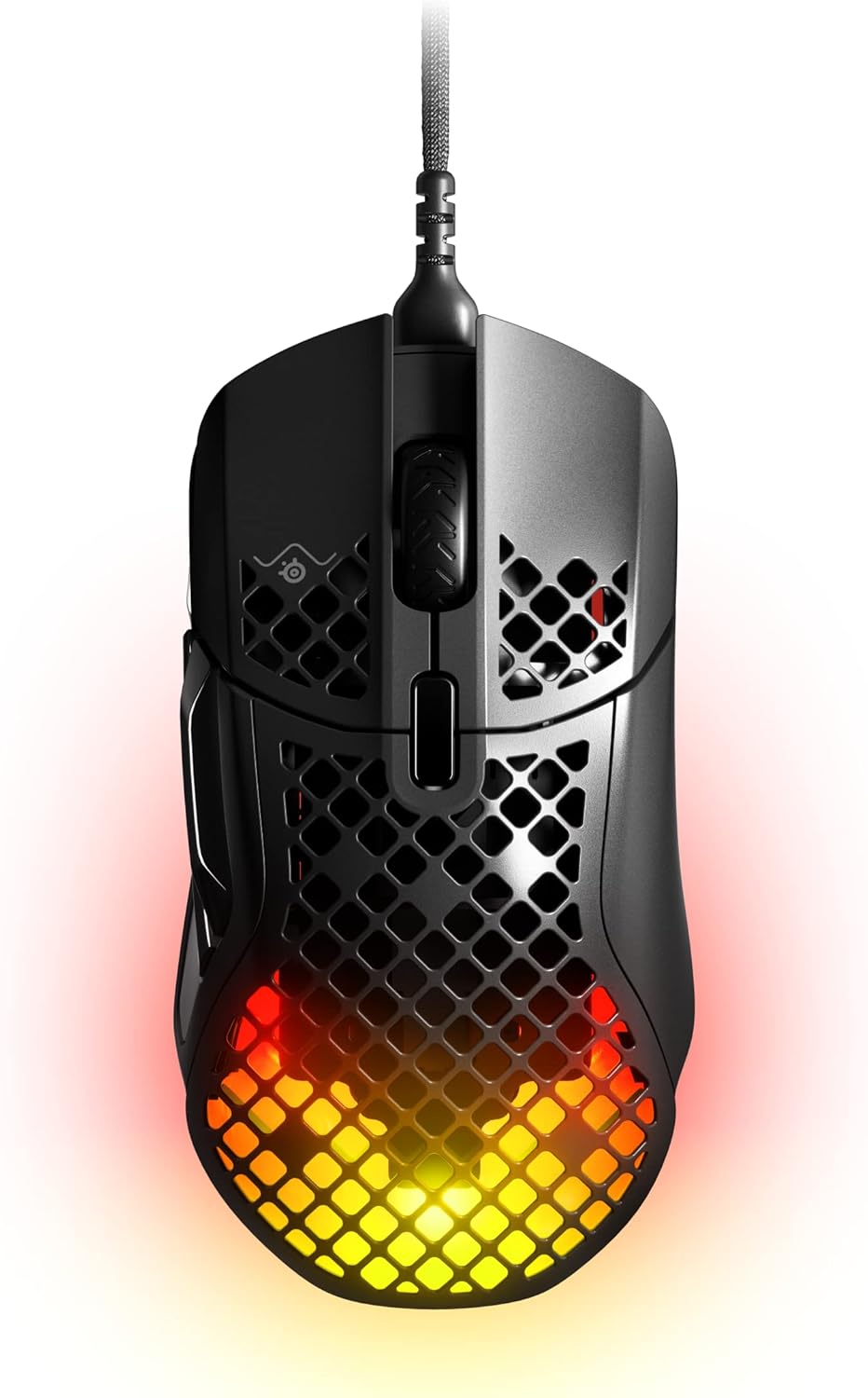 SteelSeries Aerox 5 - Ratón gaming RGB con perforaciones - Diseño u...