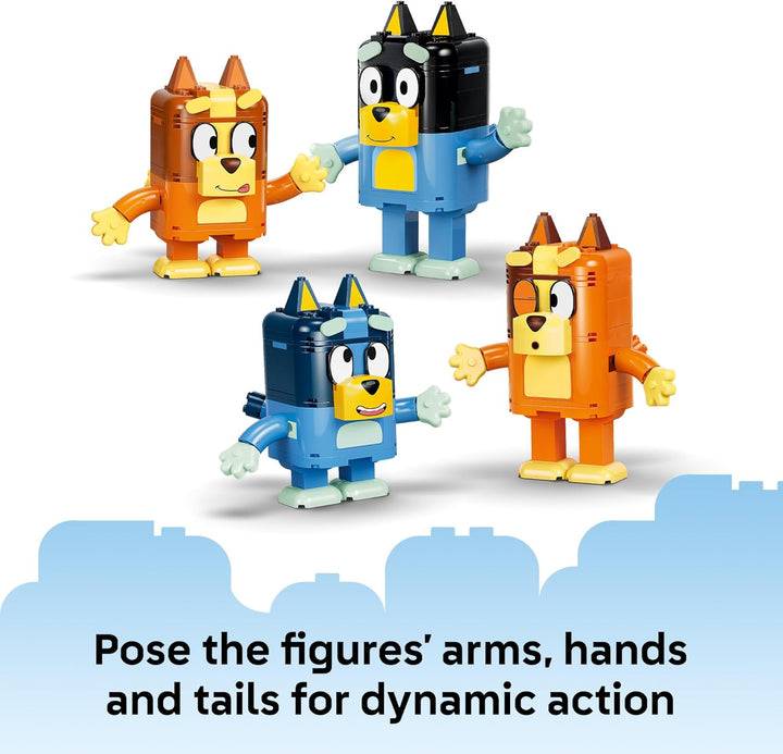 LEGO Bluey Brick-Built Bluey Family - Building Toy for Girls &amp;...