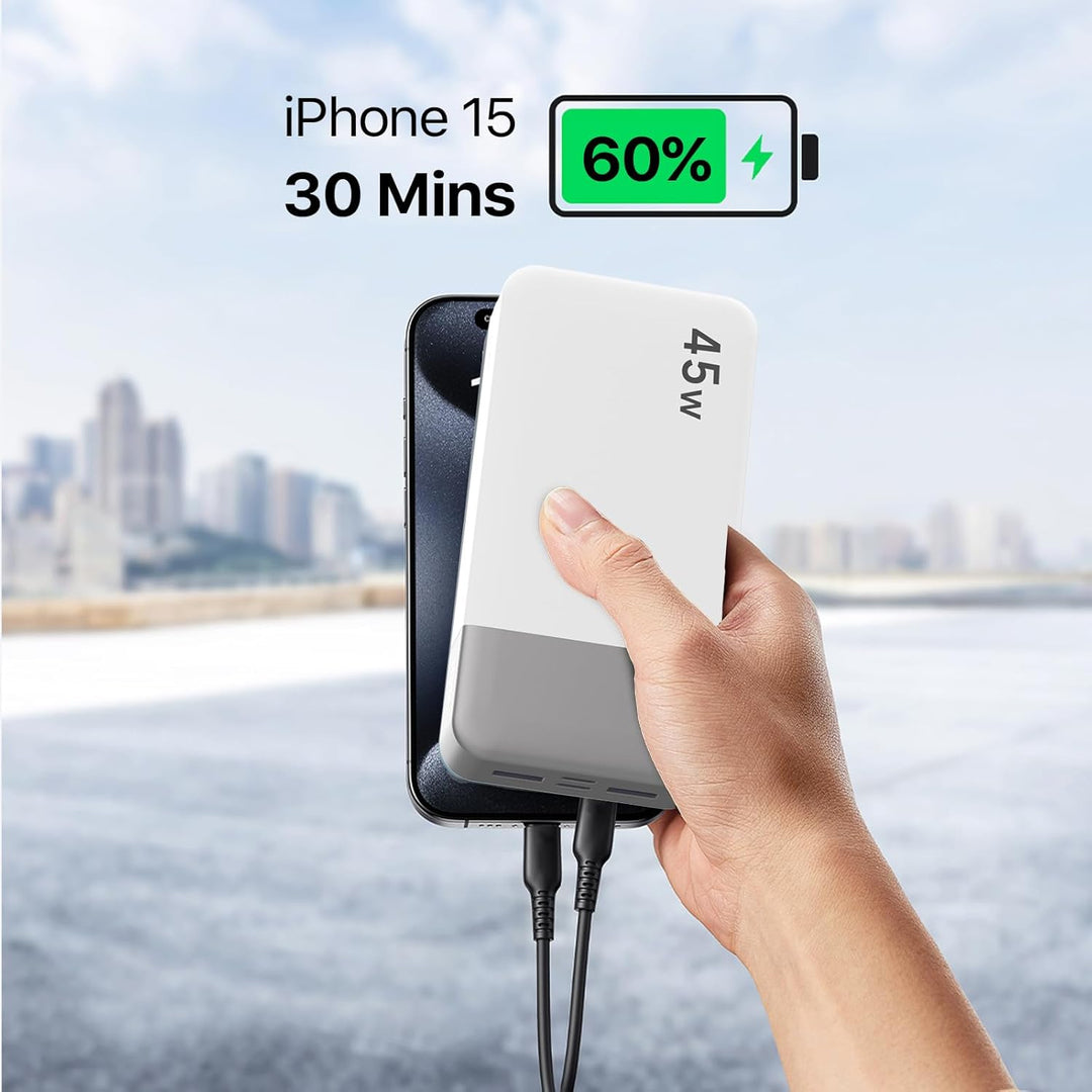 JUOVI UOVI J2621 Cargador portátil de batería de 20000 mAh, 45 W, P...