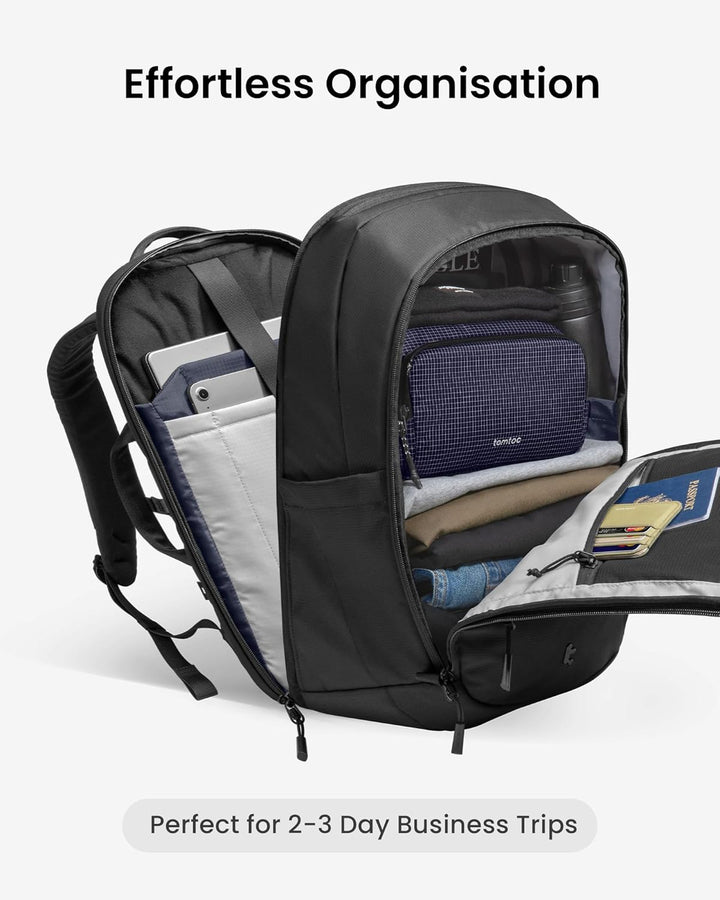 tomtoc T77 Mochila para portátil, bolsa de trabajo grande para nego...