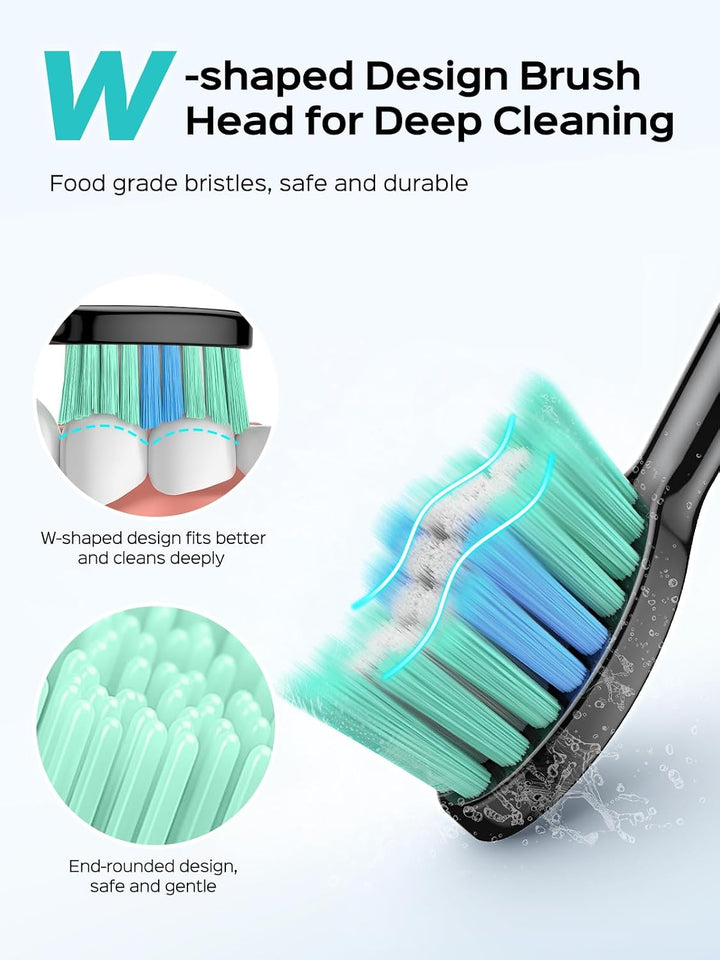 Cepillo de dientes eléctrico sónico COSLUS C40 para adultos, 47000V...