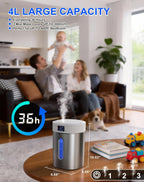 Humidificadores de acero inoxidable para dormitorio, habitación