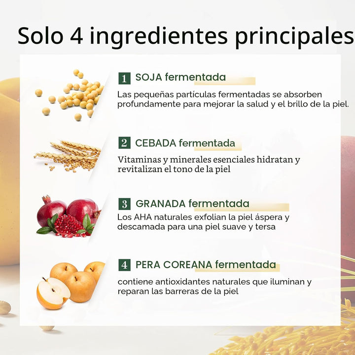 mixsoon Esencia de Frijol - Exfoliante, Hidratante, Extracto de Fri...