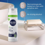NIVEA MEN - Espuma de afeitado sensible con vitamina E, extractos c...