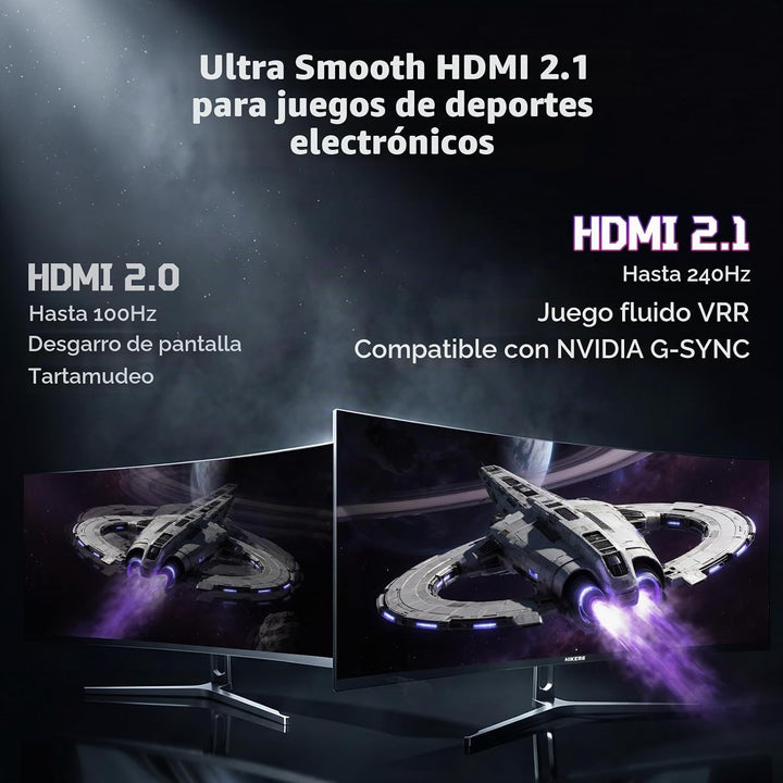 Hikers Monitor curvo UWQHD de 34 pulgadas para juegos de 240 Hz, mo...