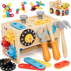Lehoo Castle Montessori - Juego de herramientas para niños, juego de