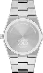 Movado Bold Quest Reloj de Hombre Deportivo - Movimiento Suizo de Cuarzo, Correa de Acero Inoxidable con Enlace - Resistencia al Agua 5 ATM - Reloj de Lujo para Él - 40mm