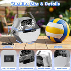 Theefun Máquina de burbujas 750ML Control manual Metal Bubble Soplador