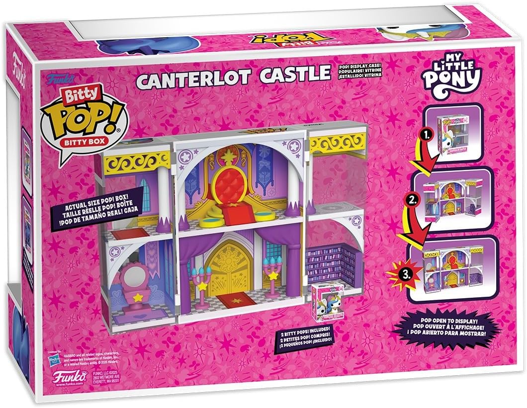 Funko Pop! Bitty Boxes: My Little Pony - Juego del castillo de Cant...