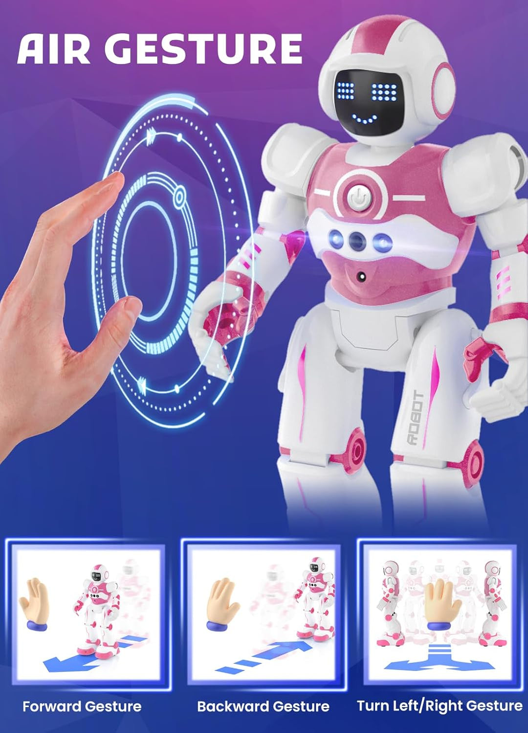 EduCuties Juguetes Robot para Niños, Robot Juguete Inteligente Prog...