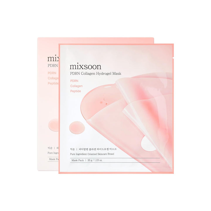 mixsoon PDRN - Máscara facial de hidrogel de colágeno, profundament...
