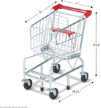 Melissa & Doug - Carrito de compras con marco de metal resistente, Empaque estándar, Estándar