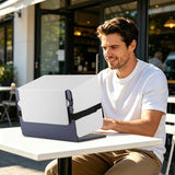 HoYiXi Parasol plegable para laptop y escudo de privacidad, se adap...
