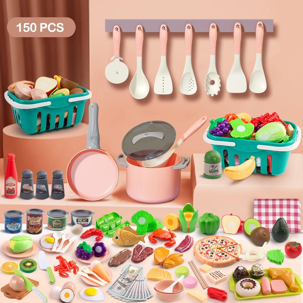 Juego de cocina de 150 piezas, accesorios de utensilios de cocina d...