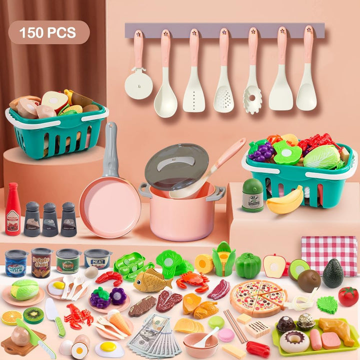Juego de cocina de 150 piezas, accesorios de utensilios de cocina d...