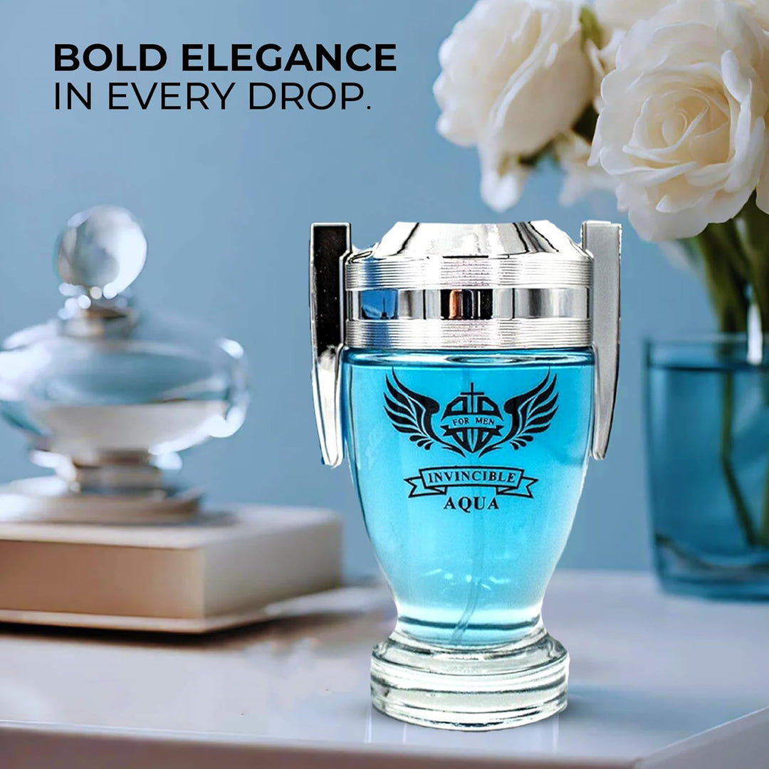 A CENTER Invincible Aqua &amp; Invincible - Set de regalo de Eau de...