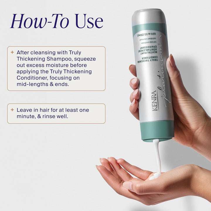 Kenra Platinum Truly Thickening Conditioner | Volumizing + Full Loo...