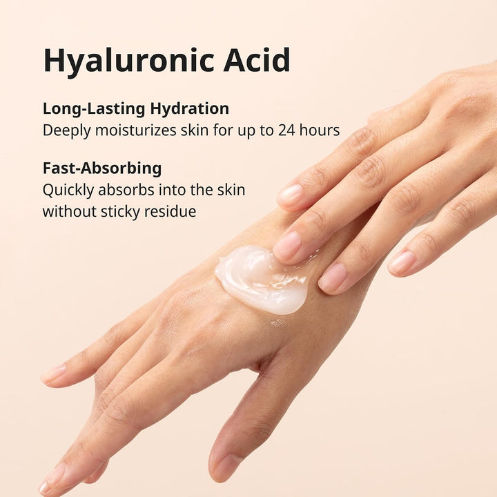 LERINN Gel de agua hialurónico, hidratante facial ligero sin aceite...