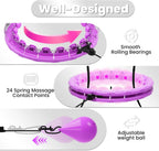Infinity Hoop,2 en 1 Adjustable Fitness Hoop para Women Beginners