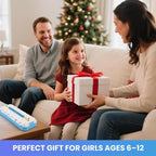 DDAI Kits de fabricación de pulseras de la amistad, manualidades – Artes y manualidades para niños de 8 a 12 años – Regalos de cumpleaños para niñas de 7, 9, 10, 11, 12 años, juguetes para niñas de 7, 9, 10, 11 y 12 años, caja de telar para hacer pulseras