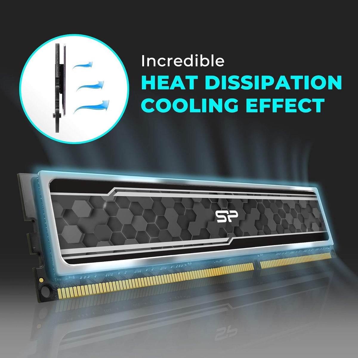 Silicon Power Value Gaming DDR4 RAM 32GB (2x16GB) 3200MHz (PC4 2560...