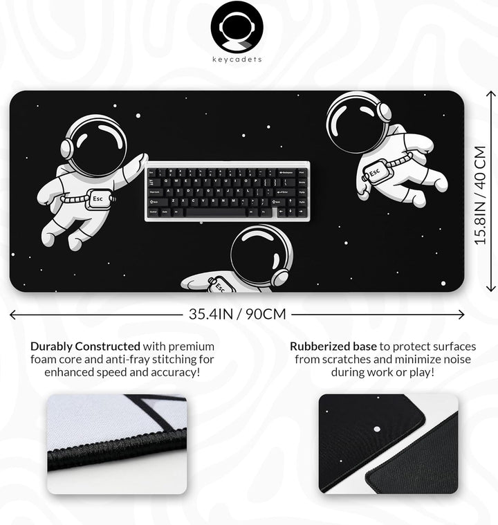 keycadets Alfombrilla de mouse para juegos de gravedad