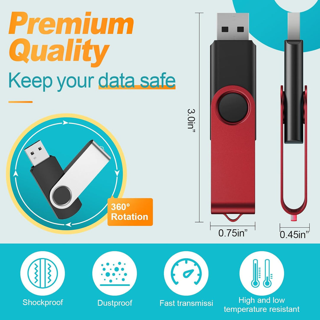 Unidad Flash de 32 GB Paquete de 10 Memoria USB de 32GB USB Memory...