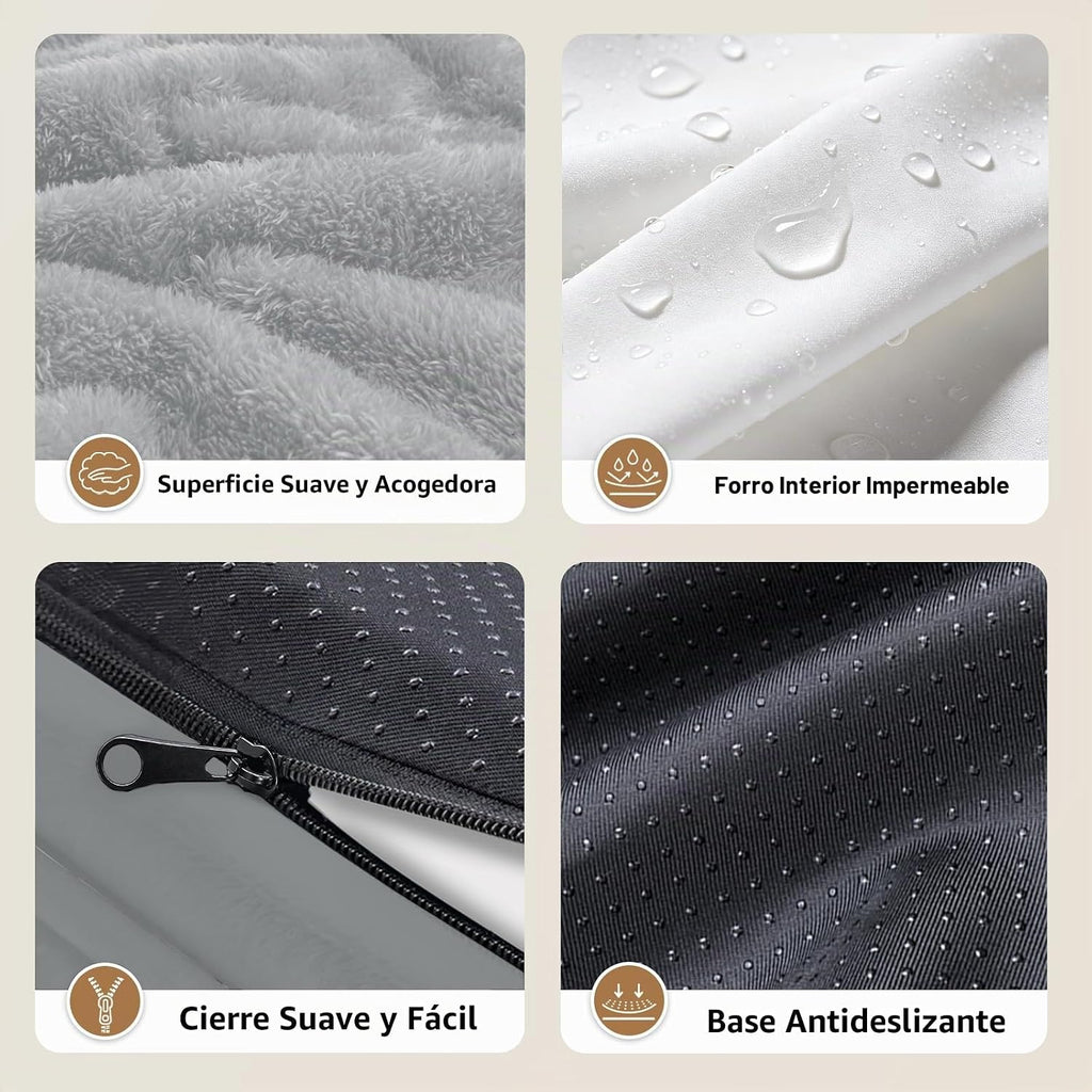 Cama ortopédica impermeable para perros grandes y extra grandes