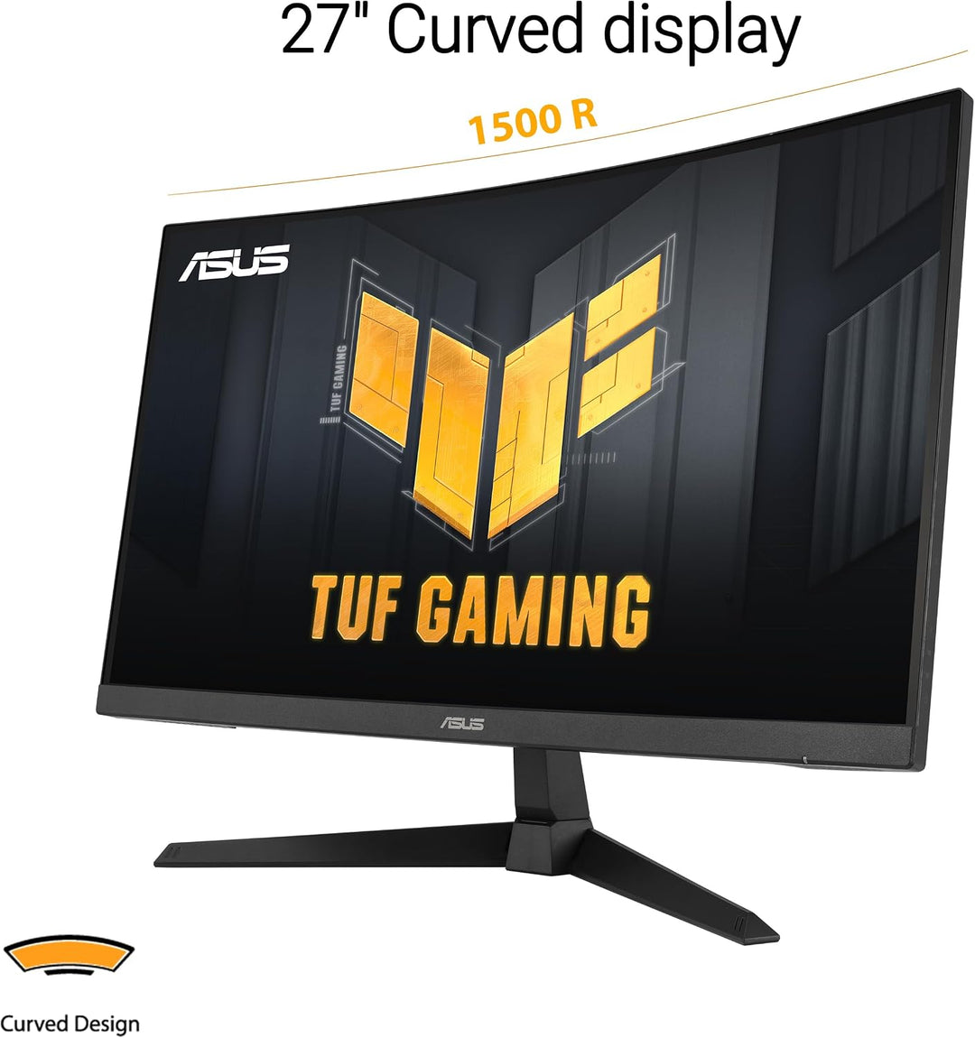 ASUS TUF Gaming Monitor curvo de 27" 1080P (VG27VQ3B) \u2013 Fu...