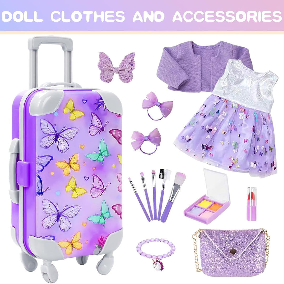 DONTNO Accesorios para muñeca americana de 18 pulgadas con juego de...