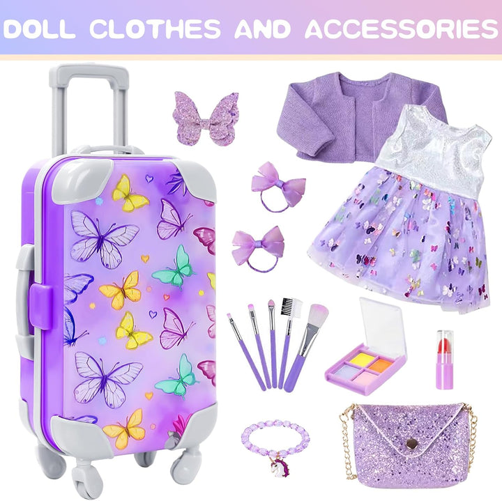 DONTNO Accesorios para muñeca americana de 18 pulgadas con juego de...