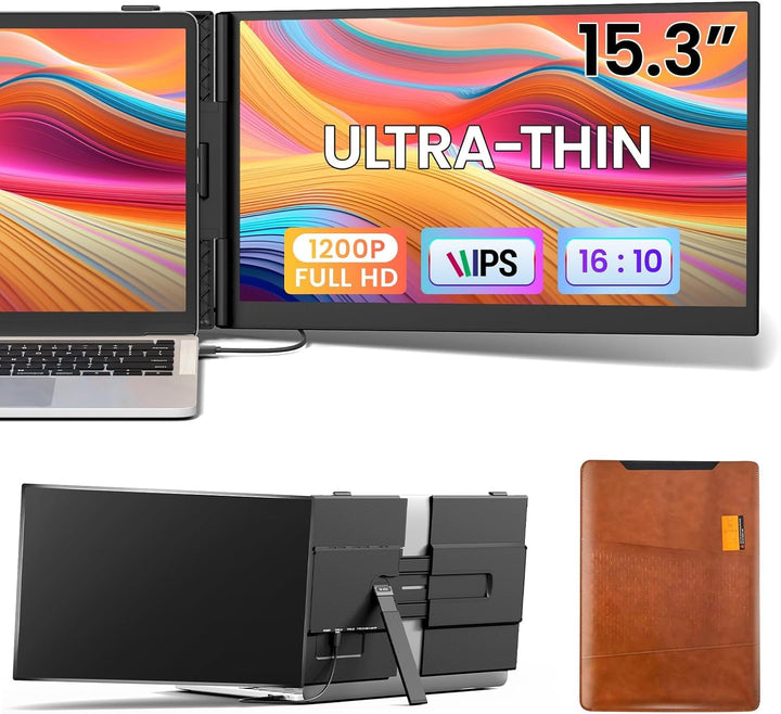 Vixtan Extensor de pantalla portátil 15.3" FHD 1080P Monitor du...