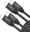 Cable USB C a USB C de 15 pies, 2 unidades, cable de datos largo USB C 3.2