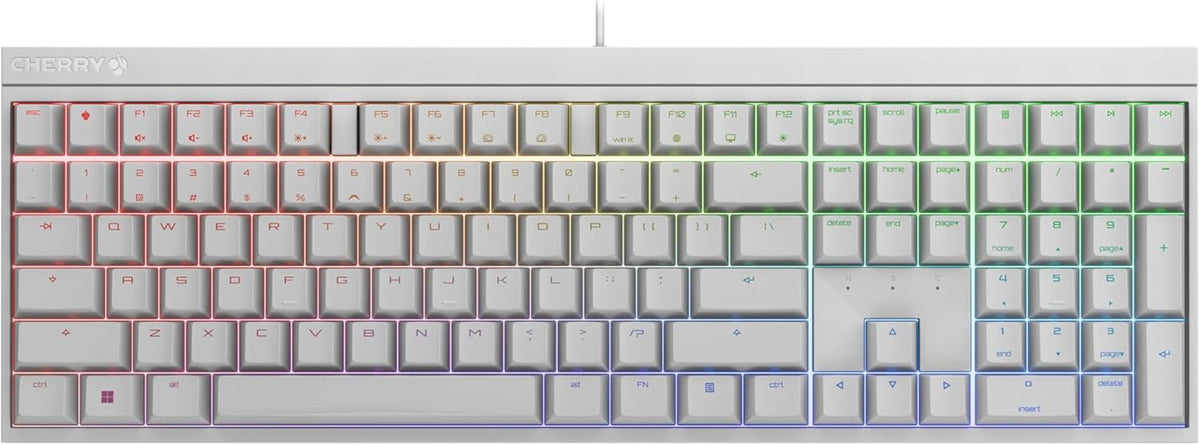 CHERRY XTRFY MX 2.0S, teclado mecánico con cable para juegos con il...