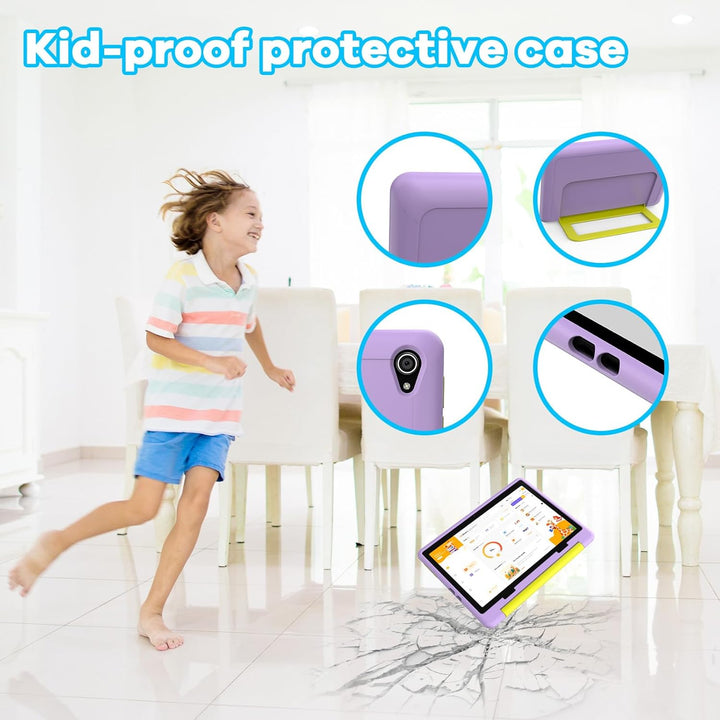 Jeazans Tableta para niños | Tablet Android 14 mejorada de 10 pulga...