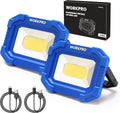 Lámpara WORKPRO Luz de trabajo LED, luces magnéticas recargables del trabajo