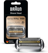 Braun Repuesto de cabezal de afeitadora 94M plateado, compatible co...