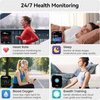 Reloj inteligente con Alexa integrado, rastreador de fitness de llamadas