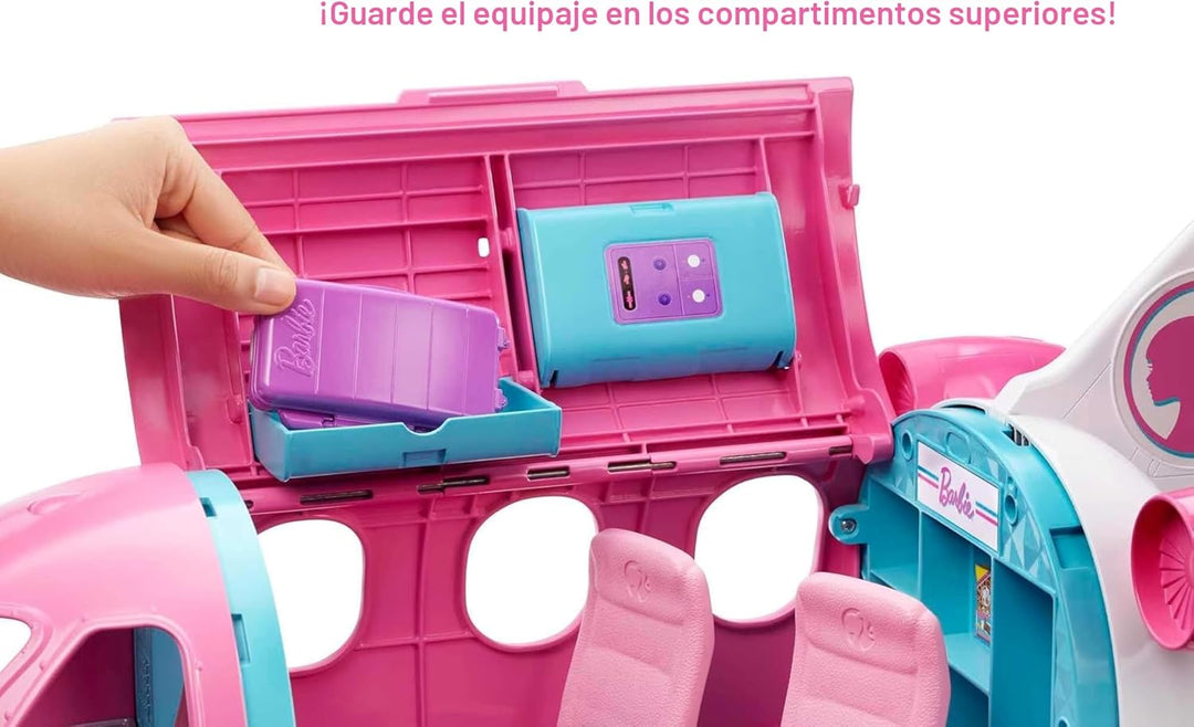 Barbie Juego de Dreamplane con más de 15 accesorios, incluyendo cac...