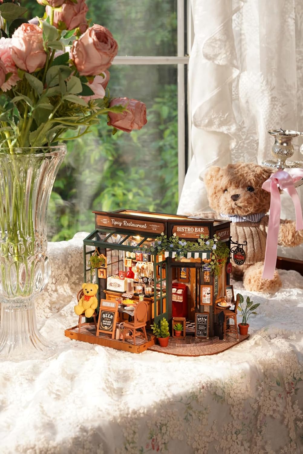 Rowood - Kits de manualidades en miniatura para casa de muñecas para