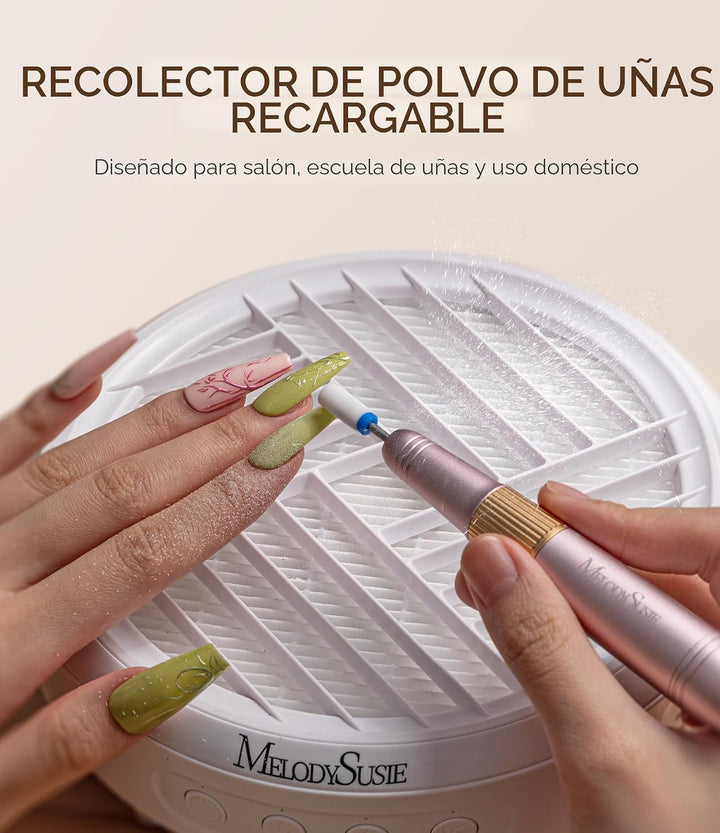 MelodySusie Colector de polvo de uñas inalámbrico avanzado, SProR 3...