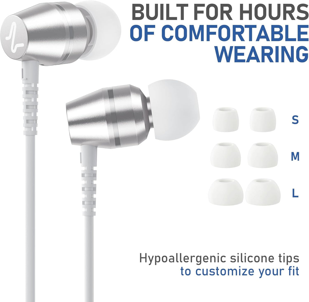 LUDOS OMNITONE Auriculares con cable in-ear, 5 años de garantía, au...