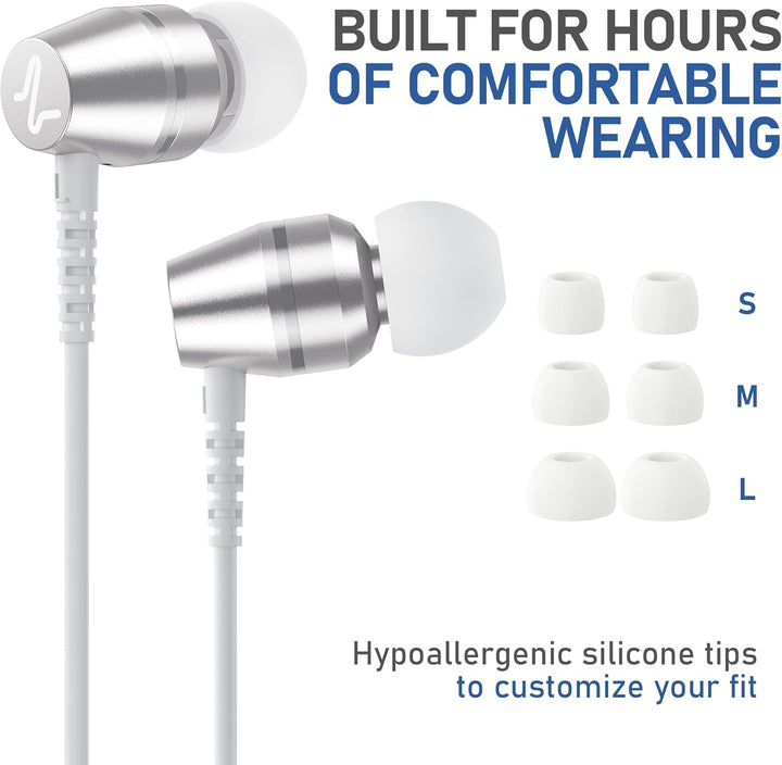 LUDOS OMNITONE Auriculares con cable in-ear, 5 años de garantía, au...