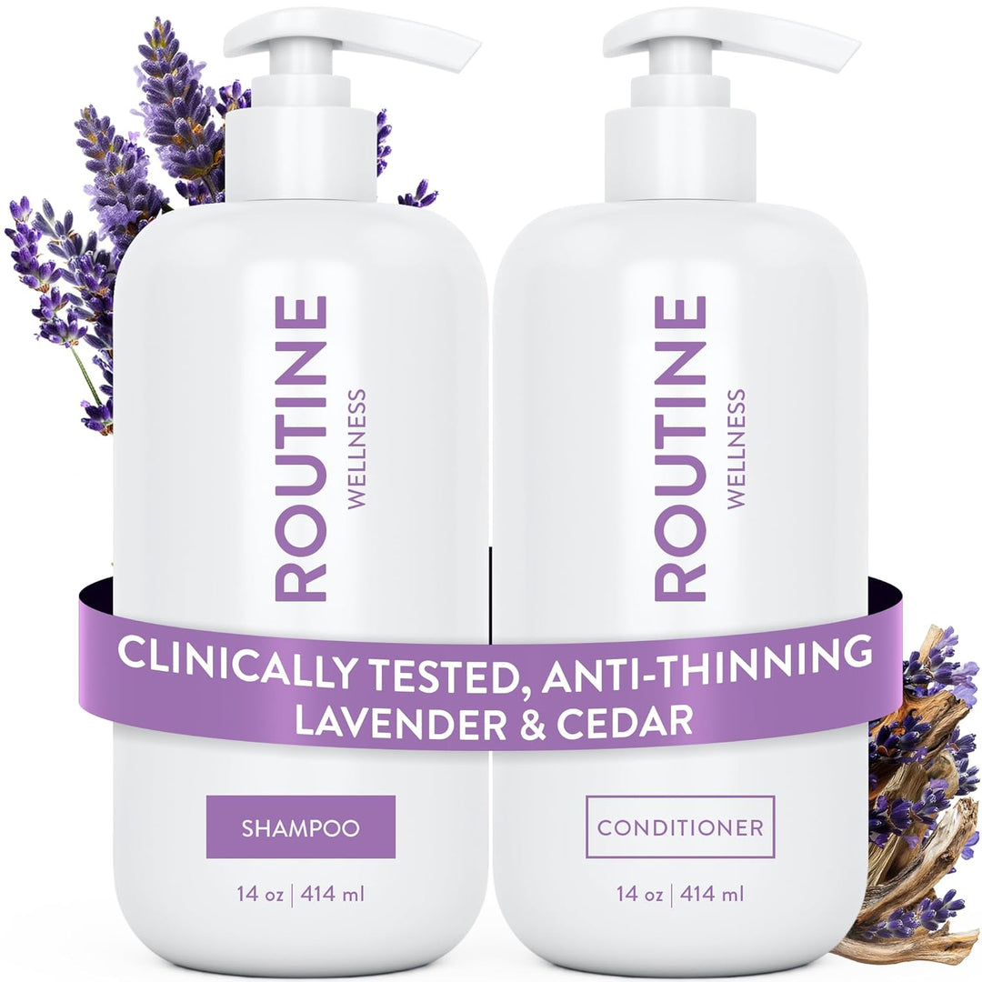 Routine Wellness - Juego de champú y acondicionador para cabello má...